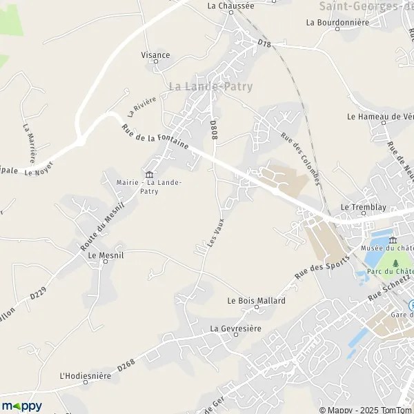 Plan La LandePatry carte de La LandePatry (61100) et infos pratiques